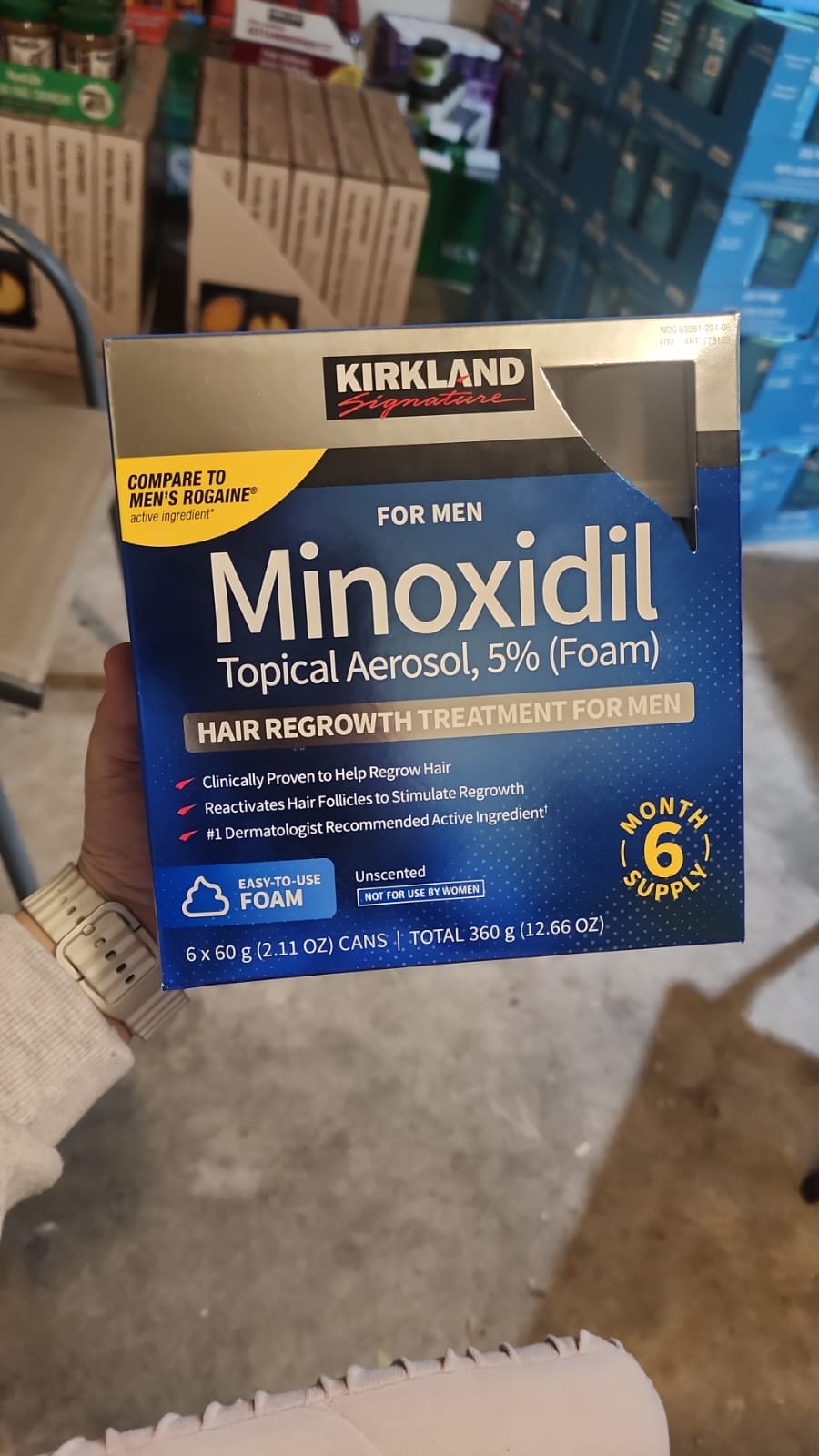 Kirkland Signature Minoxidil 5% Extra Strength Men Hair Regrowth Solution 4