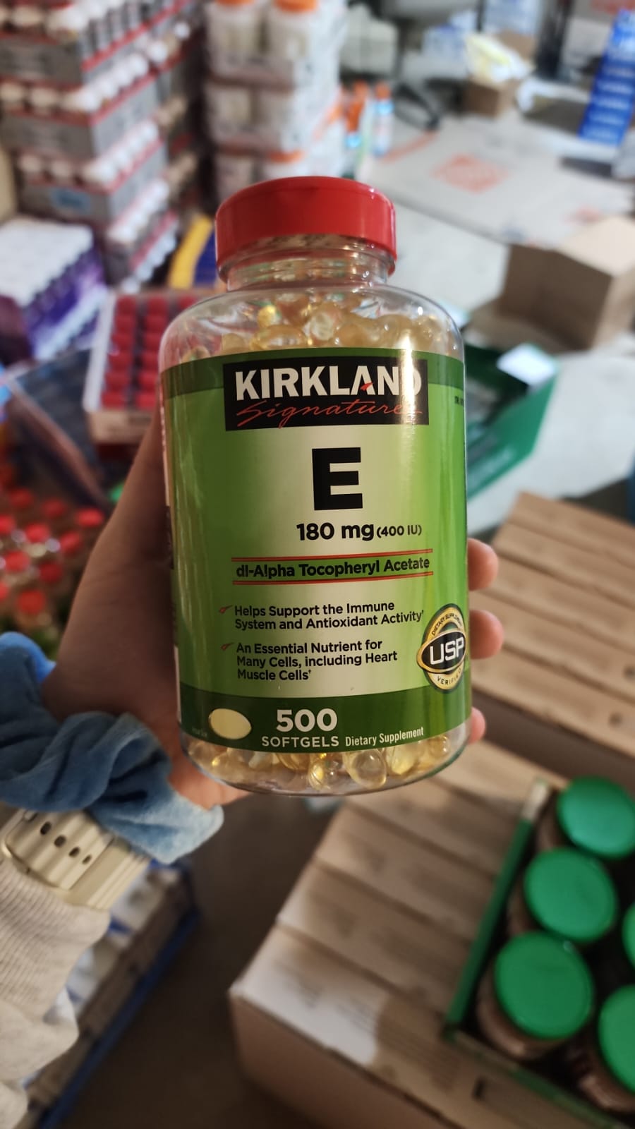 Kirkland Signature Vitamin E 180 Mg 400 IU 500 Caps Kirkland Signature Vitamin E 180 mg 500 softgels