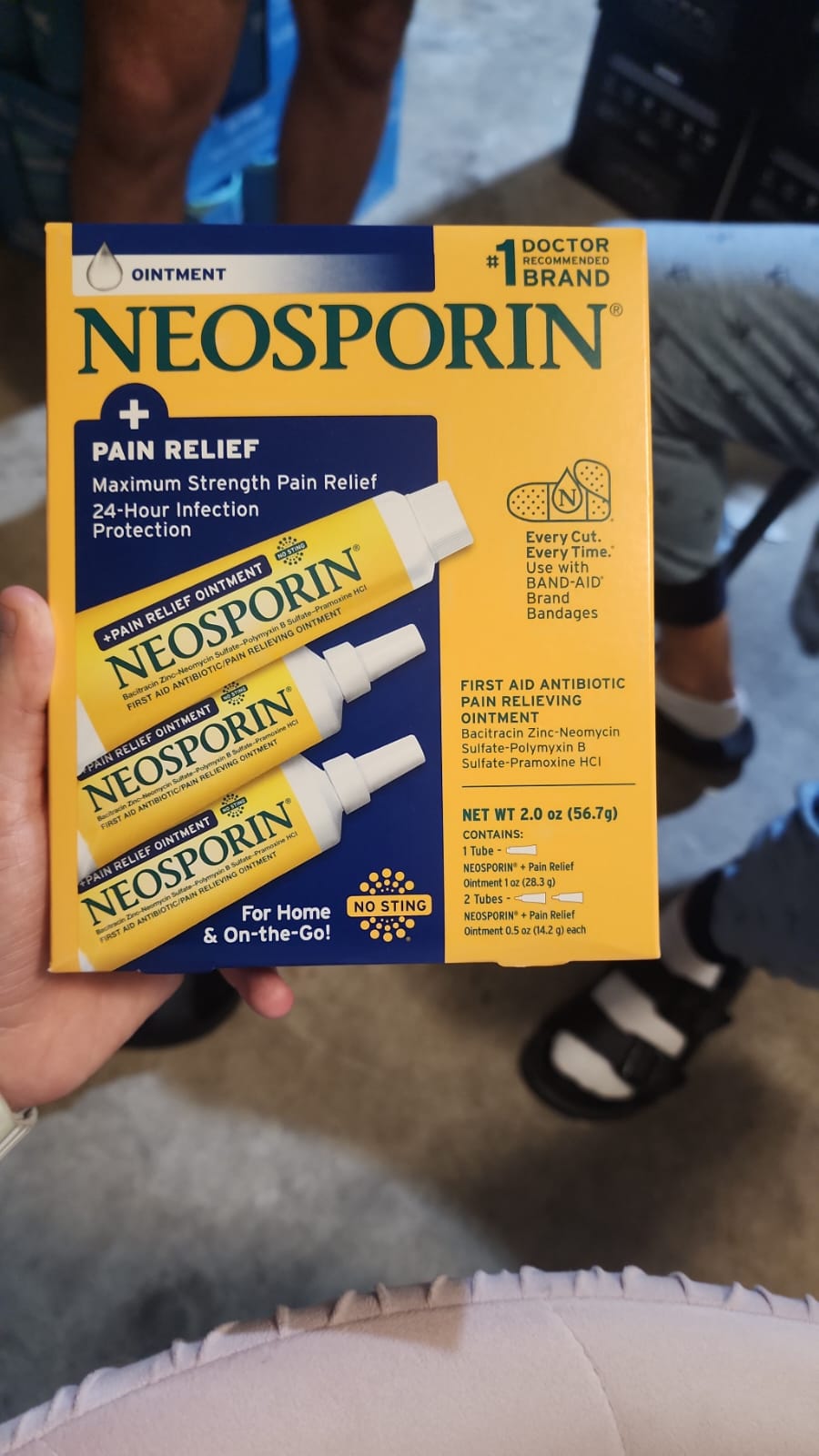Neosporin Pomada Para Alivio Del Dolor - 56.7g 4