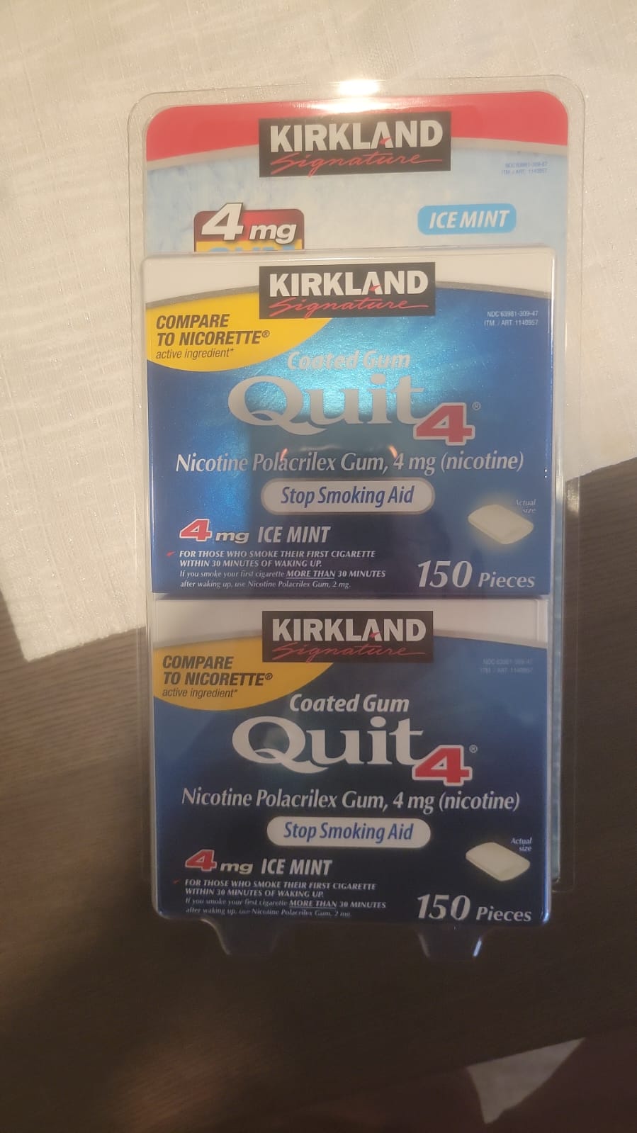 Kirkland Signature Purified Drinking Water 16.9oz 40-Pack KS QUIT 4 ICE MINT 300 PZAS 2