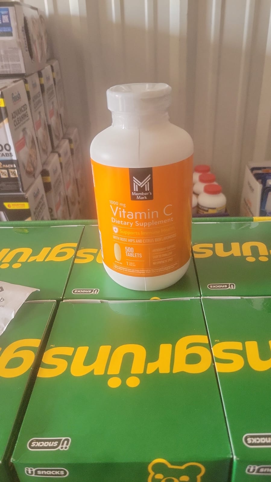 Member's Mark Vitamina C 1000 Mg. Con Rosa Mosqueta Y Bioflavonoides Cítricos 500 Tabletas Vitamin C Member's Mark 500 Tablets (MM Vitamin)