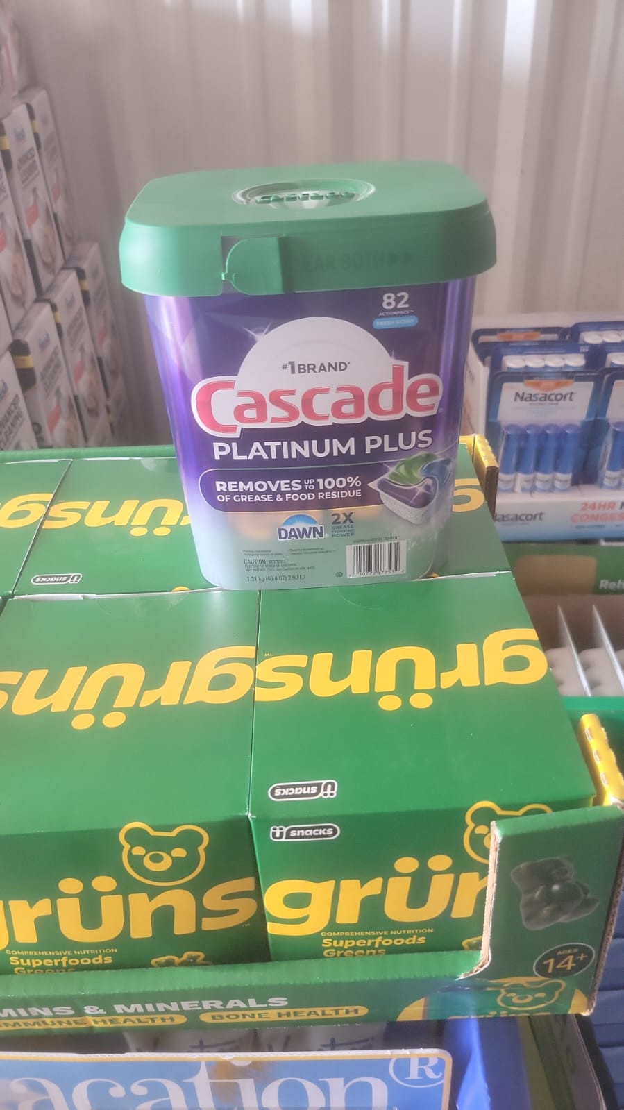Cascade Platinum Action Pacs Dishwasher Detergent Lemon 62 Count 2