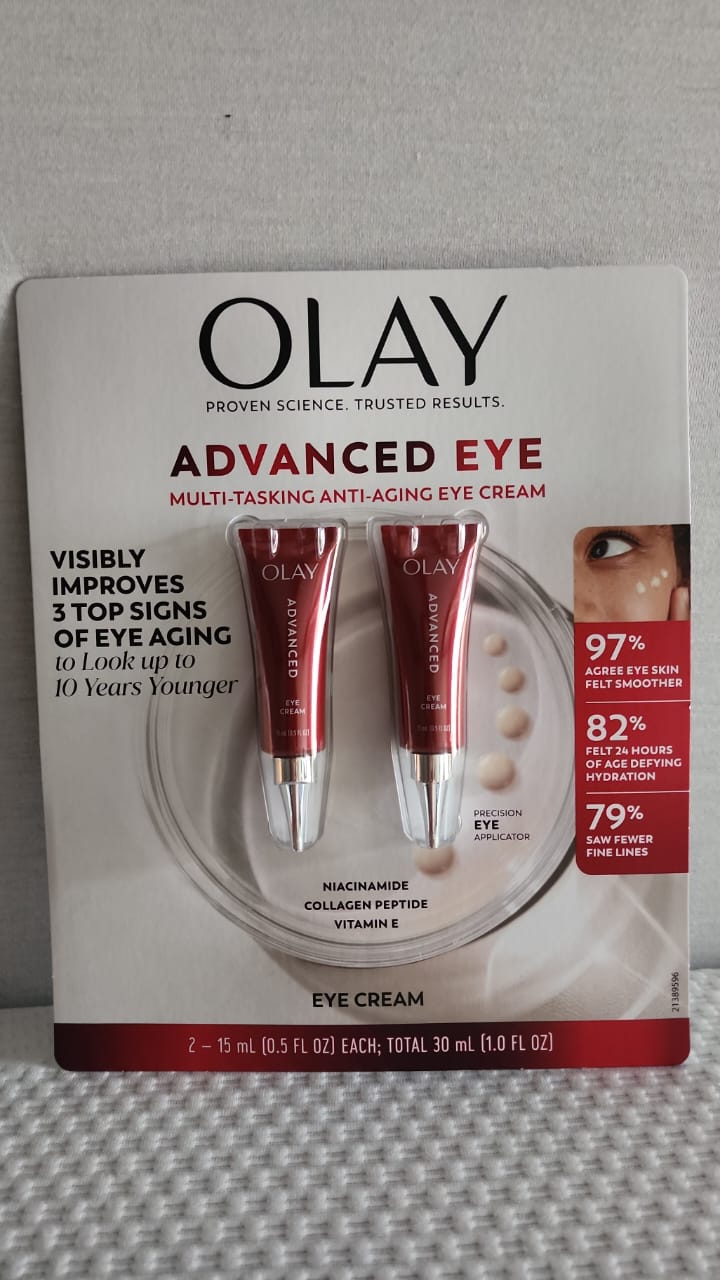 Crema Contorno Ojos Olay Advanced Anti-arrugas Ojeras 2 Pack Normal Noche 5