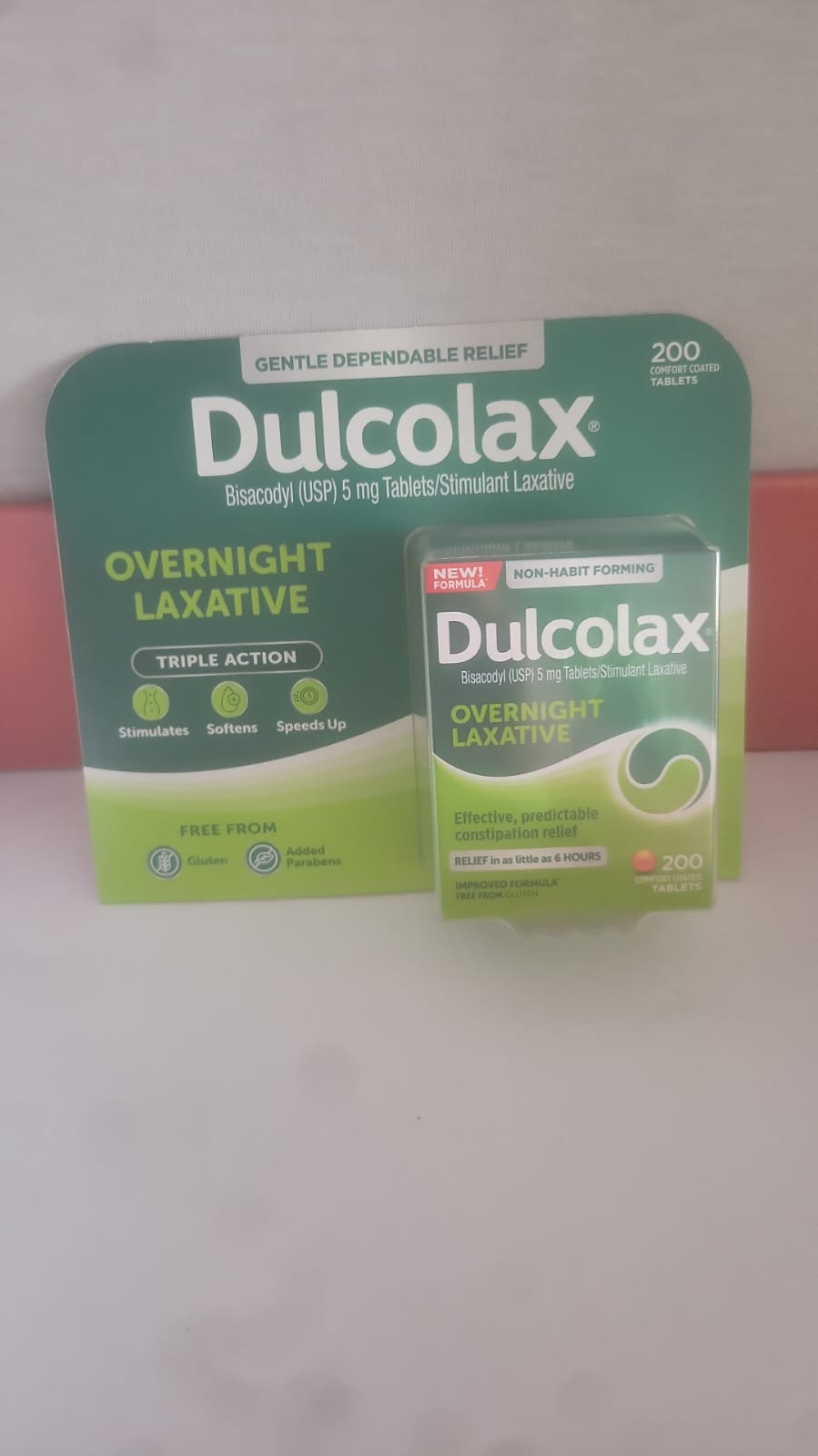 Dulcolax Laxative Tablets 5mg Bisacodyl USP Constipation Relief 200 Tablets