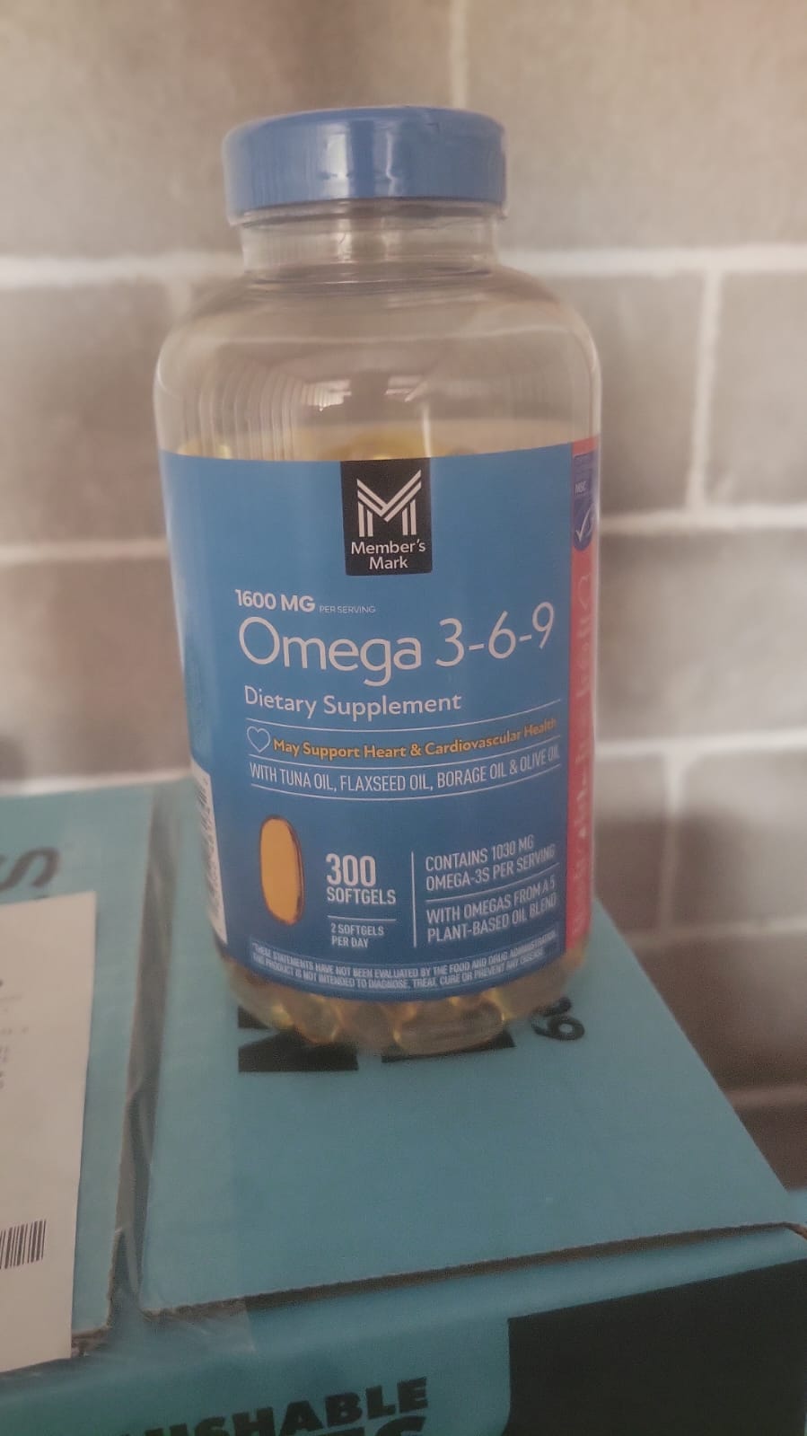 Member's Mark Omega 369 1600 mg, 300 Softgels Member's Mark Omega 369 1600 mg, 300 Softgels