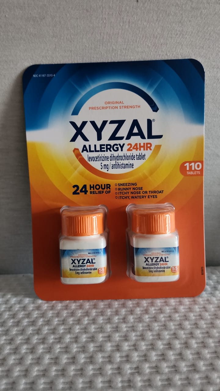 Xyzal Allergy 24 Hours 110 Tabs (2 Pack) 5