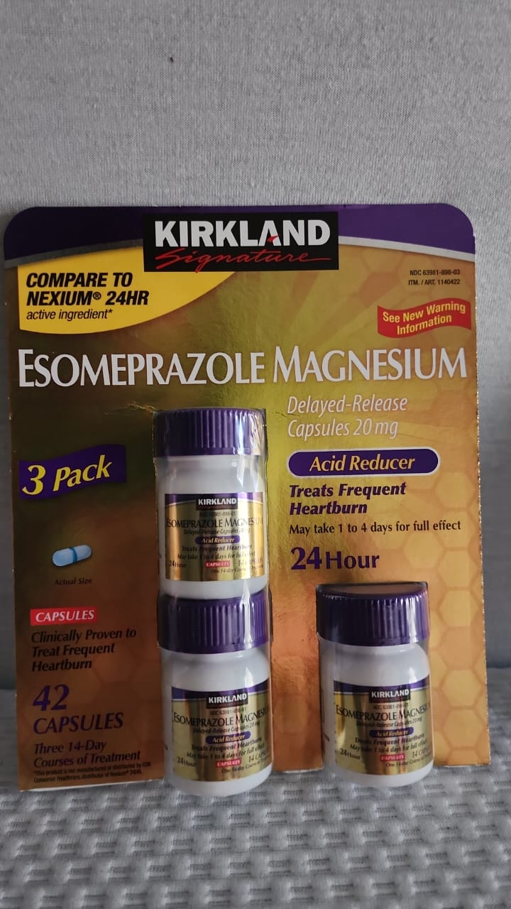Kirkland Signature Esomeprazole Magnesium 3 Pack Kirkland Esomeprazole magnesium 3 pack