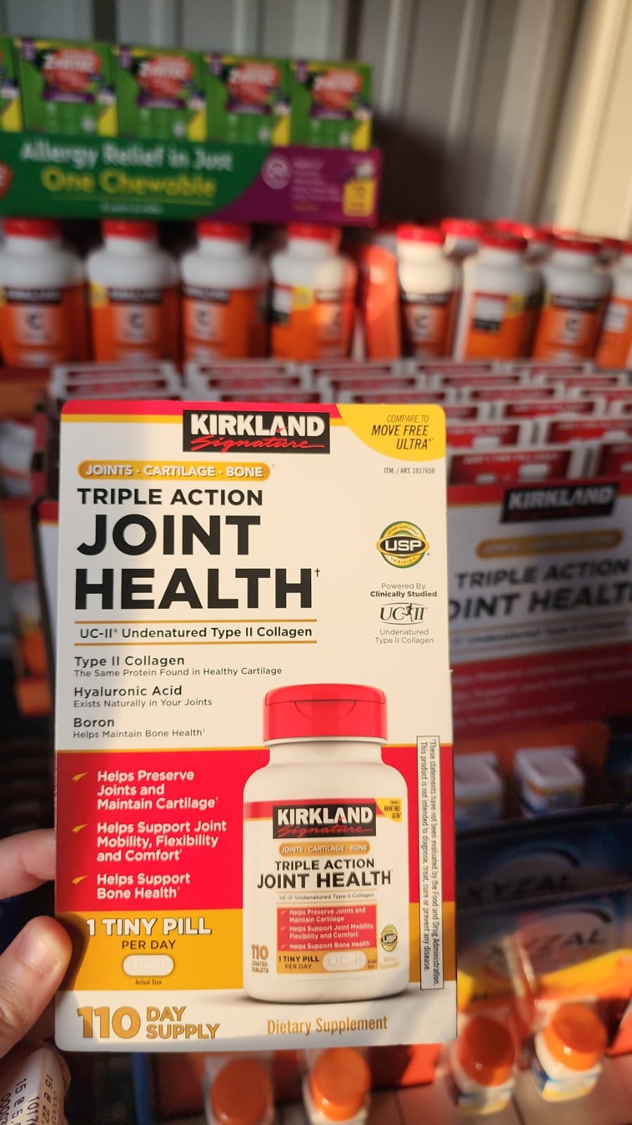 Kirkland Signature Triple Action Joint Health 110 Coated Tablets Kirkland Signature joint health triple action 110 days supply