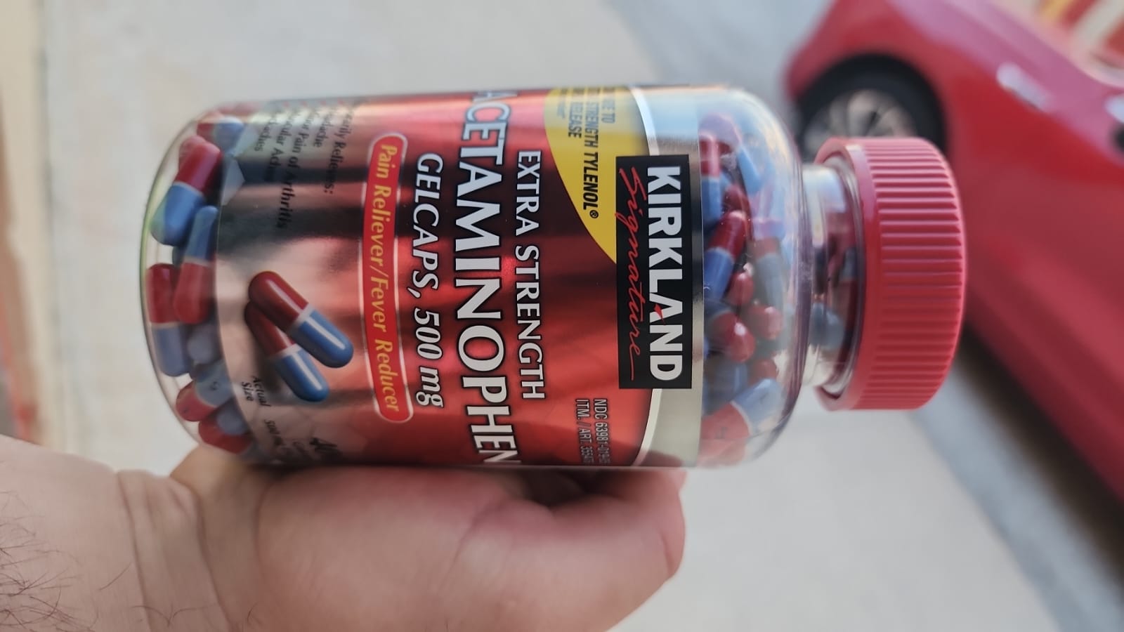 Kirkland Signature Extra Strength Acetaminophen 500mg 500 Tablets 2