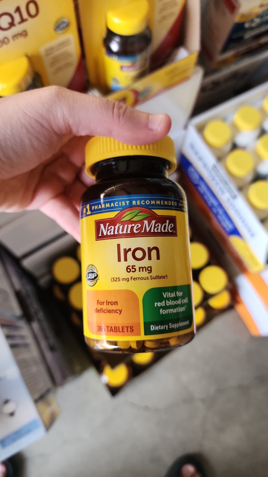 Nature Made Iron 65 mg 365 Tablets Nature made iron 65 mg 365 tabs