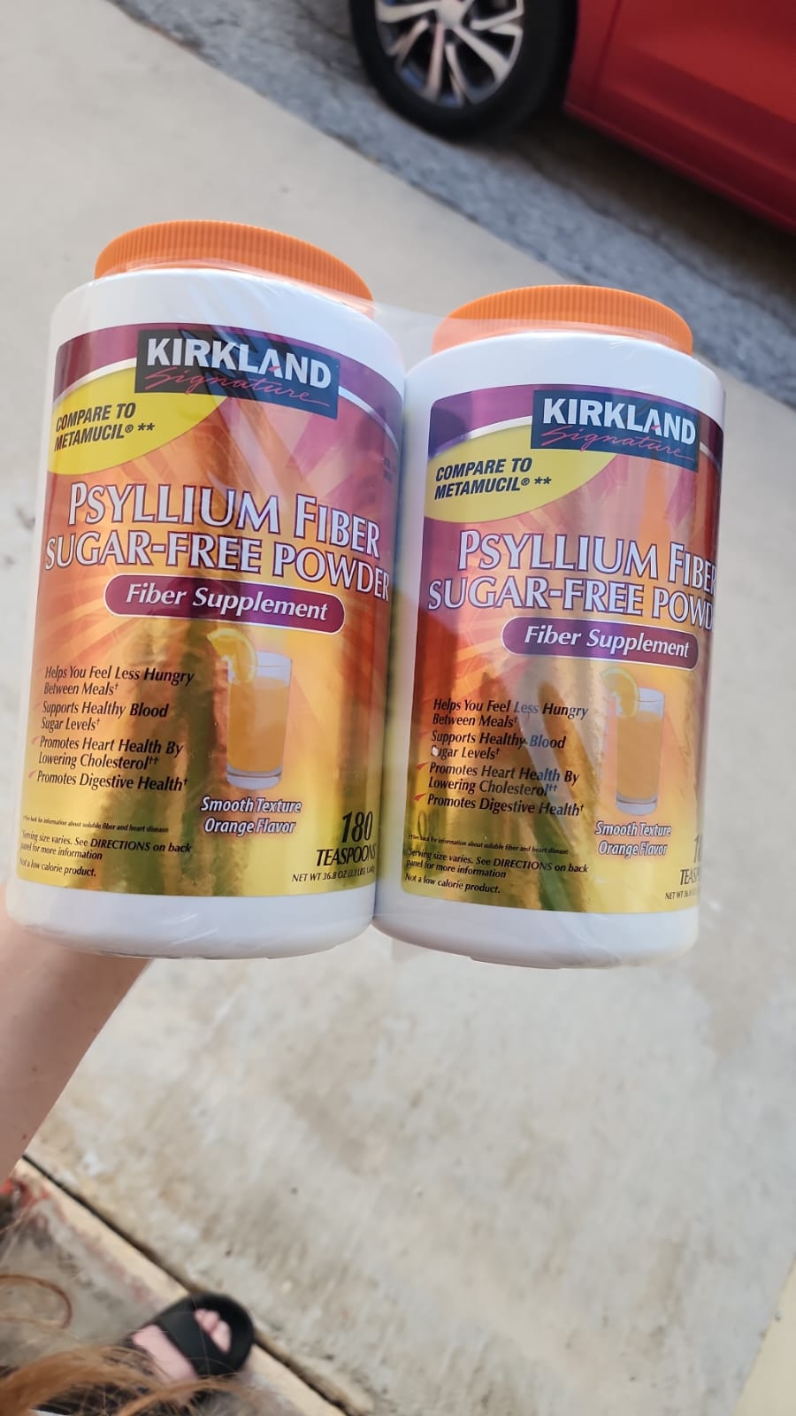 Kirkland Signature Psyllium Fiber Sugar-Free Powder 2 x 180 Teaspoons Kirkland Signature psyllium fiber sugar free powder 2×180 teaspoons